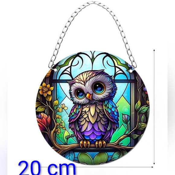 Owl Acrylic Suncatcher 2D - Picture 2 of 4